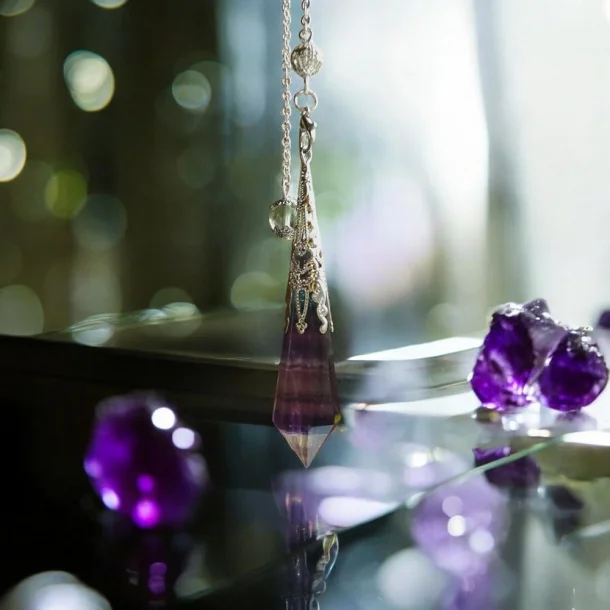 FASCINERENDE FLUORIT PENDUL