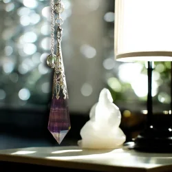 FASCINERENDE FLUORIT PENDUL